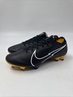 Nike Vapor 13 Elite Tech Fg Soccer Cleats Black Gold Cj6320-017 Mens Size 7 5