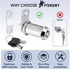 12 Pack Cabinet Lock With Keys  1-1 2   Heavy Duty Tubular Cam Lock For Rv Compa
