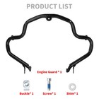 Highway Engine Guard Gloss Black Crash Bar For Harley Street Road Glide 23-2026