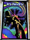 Vintage Jimi Hendrix Gorgeous Blacklight Poster