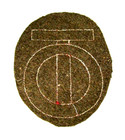 Original 2-piece Thick Wool Ww1 90th Infantry Division Shoulder Patch