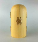 Exquisite Chinese Boxwood Handwork Carving Sakyamuni Buddha Statue