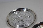 Vintage Set Of 4 Towle Silverplate Coasters 3 3 8  Diameter In Original Box