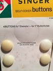 Lot Of Vintage Singer Self-cover Buttons   Clasps  Pls Read