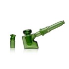 Thick Glass Pipes Kit Tobacco Cigarette Holder Filter Bowl Portable Bubble Water