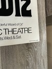 The Wiz Musical Original Window Card 1974 At The Majestic Theatre Broadway