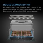 Heavy Duty Humidity Dome With Samsung Lm301h Evo Led Light Bars And Heat Mat