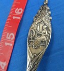 Big Antique 6  Dar Daughters Of The American Revolution Sterling Souvenir Spoon