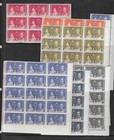 Omnibus 1937 Coronation Sets In Unmounted Mint Blocks - 40117