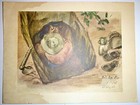 Rare - Cu Chi Tunnels - Soldier Digs - Vietnam War Liberation Art - 1966 Vc - 38