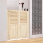 Swinging Door 35 43x39 4 In Solid Pine Wood Interior Partition Door With Hinges