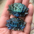 Natural Labradorite Hand Carved The Lotusquartz Crystal Healing 1pc