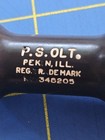 Vtg P s  Olt Center Reed  3 3  Duck Call Reg Trademark 348205 Pekin  Il  Works 