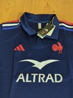 Adidas France Rugby 2024 Home Jersey Blue Men s Size L Jg3533  95