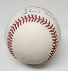 Hank Aaron Signed Auto Rawlings Official National League Baseball Jsa Loa
