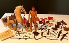 Vintage Marx Johnny West Indian Chief Cherokee W  Comanche Horse  Accessories