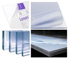 Lexan Polycarbonate Clear Plastic Unbreakable Protective Masked Sheet  you Pick 