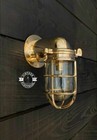Nautical Solid Brass Sconce Swan Neck Industrial Cargo Ship Marine Wall Light 1p