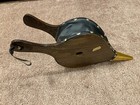 Vintage Fireplace Air Bellows   Wood   Leather With Brass Eagle