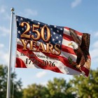 Usa 250th Anniversary Patriotic Design America Flag 3x5 Ft 1776-2026