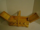 Expandable Wood Sewing Box
