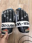 Vintage  1990s Sher-wood Platinum Sp-5060 Hockey Gloves San Jose Sharks  15 1 2