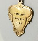 Antique Copper 1945 Love Token With A Mc Monogram  1945
