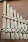 Vintage  6    Pan Pipe Flute Hand Made  12 Pipes