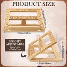 Doublefill Wooden Bible Stand  Light Brown