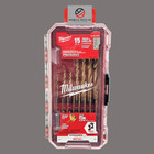 Milwaukee Shockwave Impact Duty Red Helix 15 Pc Drill Bit Set Packout 48-89-4670