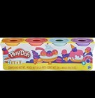 Hasbro Play-doh 4 - Pack Set Of Sweet Themed Non-toxic Colors 4-oz Cans New