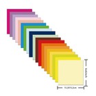 Origami Paper 500 Sheets  20 Vivid Colors  Double Sided Colors Make Colorful    