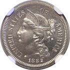 1882 3cn Nickel Three Cent Proof Ngc Pf-66 Cac
