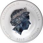 2017 Australia 1 Ounce Silver  1 Year Of The Rooster Lunar Series Ii - Stock