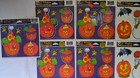Vintage Halloween Window Clings Lot Color Clings Reusable Usa Holiday Decor