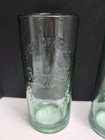 Pair    property Of Coca Cola Bottling Atlanta Ga    16oz Heavy Green Glass Tumbler