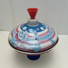 Vintage Schylling Metal Tin Toy Top - Circus