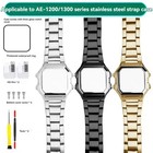 For Casio Ae1200 Ae1300 Watch Metal Casing Diy Modified Ae-1200 Watchband Case