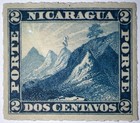 Travelstamps  Nicaragua Stamps Scott  9 - 2c Liberty Cap On Mountain Mint Mogh
