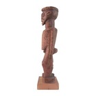 Vintage Lobi Bateba Wooden Statue African Tribal Art Carved Figure Display Base