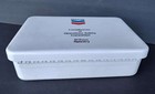Vintage Chevron Oil El Paso Refinery First Aid Kit Heavy Metal Box Empty