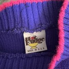 Vintage Hot Fudge Kitty Kitten Cat Checkered Knit Sweater Purple Pink 2t 3t