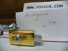 Microphone 4 Pin Gold Pistol Grip Cb Power Mic  Wired For Cobra   Uniden Radio