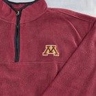 Pro Edge Minnesota Gophers Fleece Pullover Quarter Zip Maroon Xl