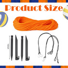 30 X 60 Ft Volleyball Boundary Rope Set Beach Volleyball Lines With 4 Square For