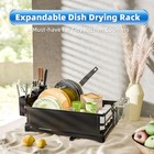 Dish Rack  Steel Dish Drying Rack For Kitchen Counter