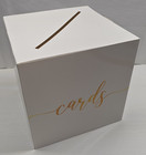 Card Receiving Box Parties Money Weddings Shower Birthdays Raffle Tickets
