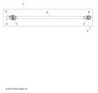 Polaris Prop Shaft Assembly  For Specific Atv Models  Genuine Oem - 1333193