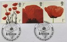 Gb Qeii 2008 Lest We Forget Benham Numbered Silk Fdc Armistice Monument Road