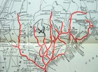 Maine Central Railroad - Original 1919 System Map  Railway